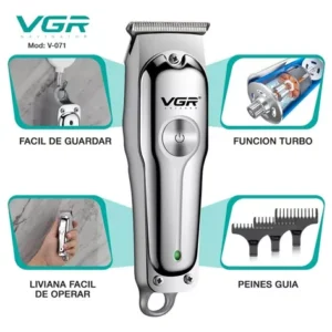 Maquina Corta Pelo Barba Vgr V-071 Profesional Recargable