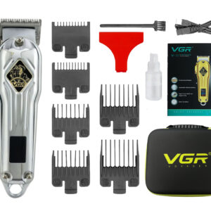 Maquina Corta Pelo Vgr V-267 Clipper Inalambrica Profesional – Plateado