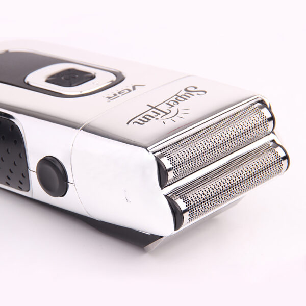 Afeitadora Eléctrica Hombre Trimmer Barba 2en1 Usb Vgr V-332 Plateado - Image 2