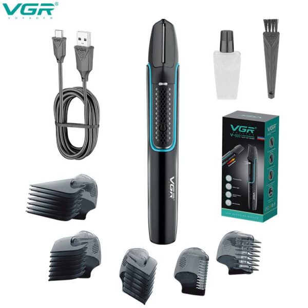 Cortadora Pelo Vgr V-602 Trimmer Extensible Corporal Luz Usb - Image 7