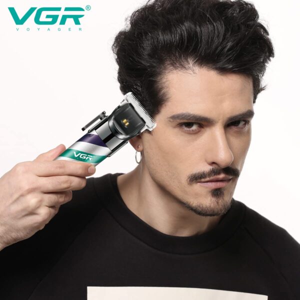 Máquina Cortar Pelo Clipper Recargable Vgr V-692 Cerámica - Image 9