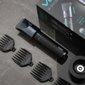 Máquina Corta Pelo Profesional VGR V-698 Led Usb Turbo 4 vel