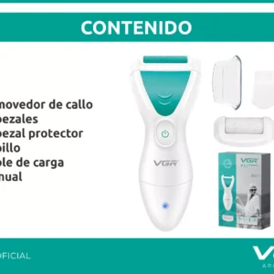 Exfoliador Pies Callos Electrico Vgr V-812 Recargable Turbo
