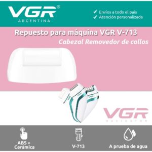 Repuesto Depiladora Eléctrica Mujer Vgr V-713 Cuerpo 3en1