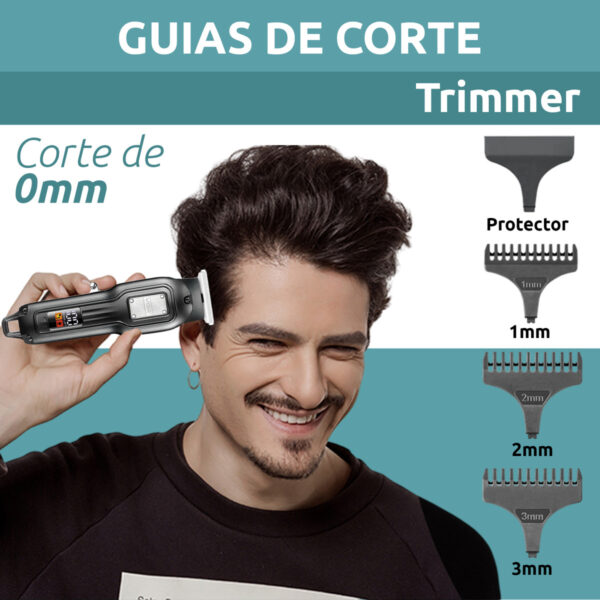Máquina Trimmer Profesional Recargable VGR V-918 Usb T-Blade - Image 5