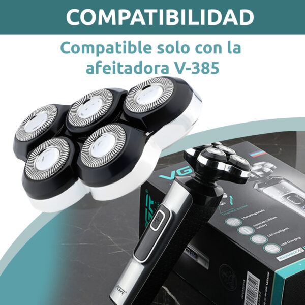 Repuesto Para Afeitadora Eléctrica Vgr V-385 Magnético - Image 6