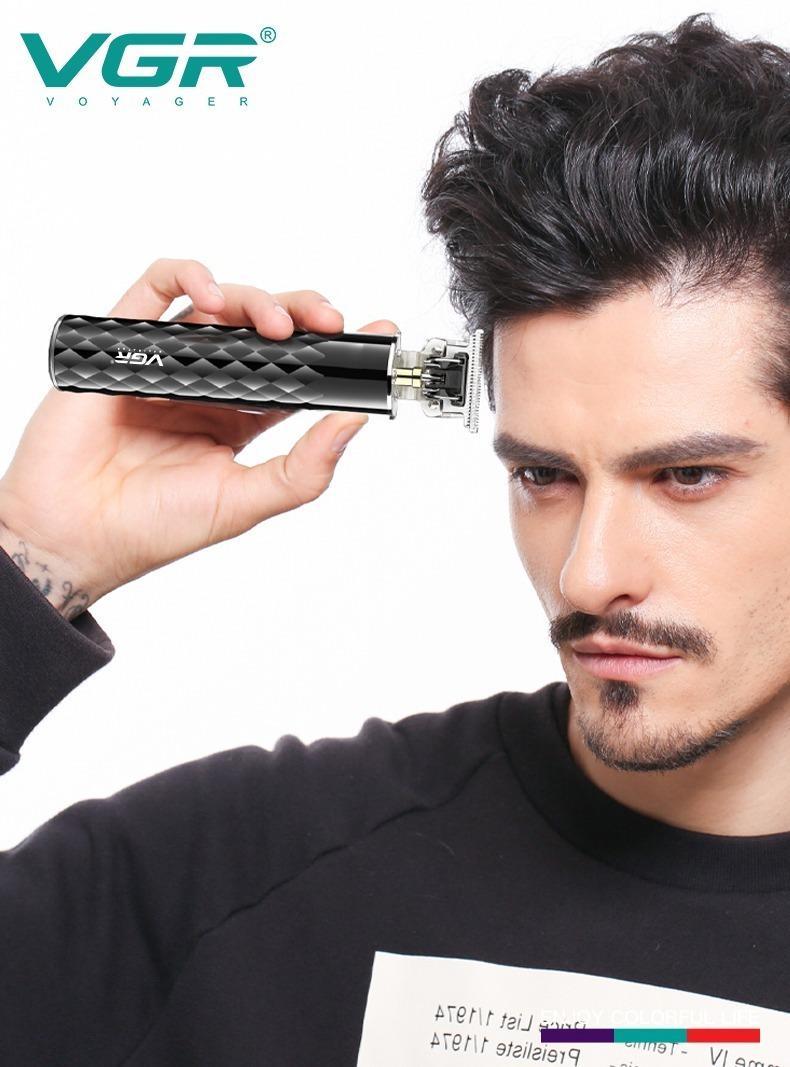 Maquina Corta Pelo Barba Calvo Trimmer VGR V-170 Recargable Usb - Image 8