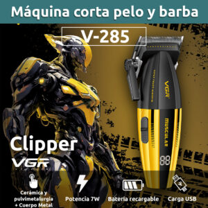 Máquina Cortadora Profesional Vgr V-285 9000 Rpm Inalámbrica