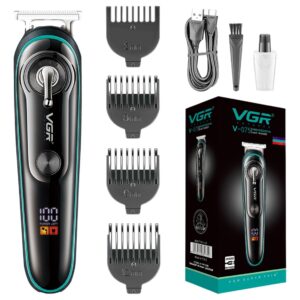 Máquina Patillera Profesional Trimmer VGR V-075 Usb T-Blade