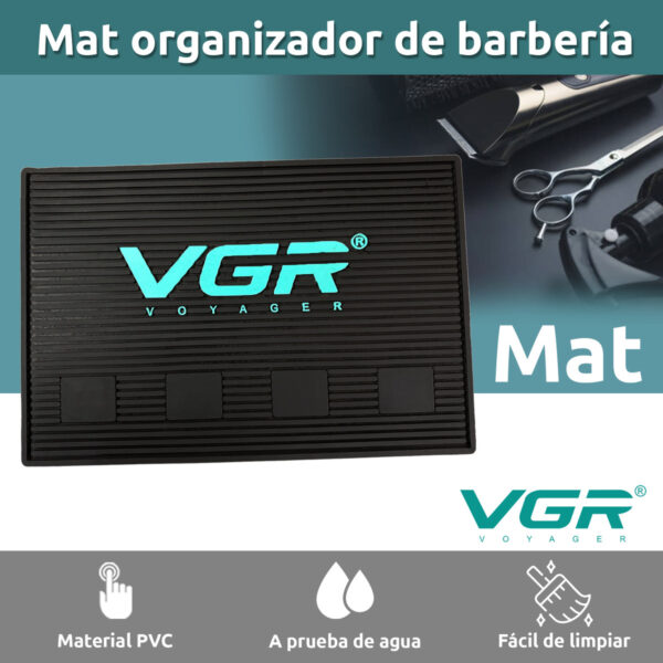 Alfombra Barberia Mat silicona antideslizante Magnética Vgr - Image 2