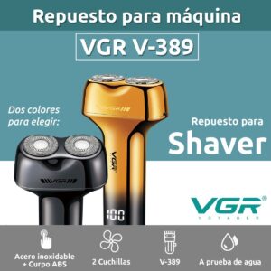 Repuesto Afeitadora Eléctrica VGR V-389 Inalámbrica Usb IPX7