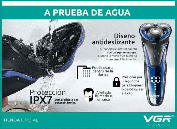 Repuesto Afeitadora Electrica Shaver Vgr V-306 Rasuradora - Image 7