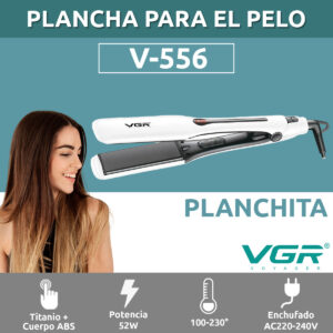 Planchita pelo profesional titanio vgr v-556 alisado 230°