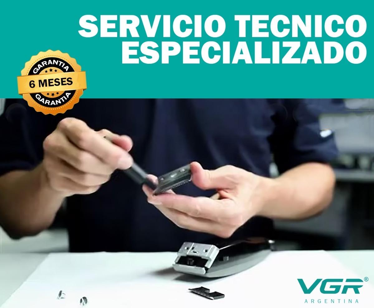 Maquina Corta Pelo Barba Trimmer VGR V-293 Recargable Usb Panel Led - Image 4
