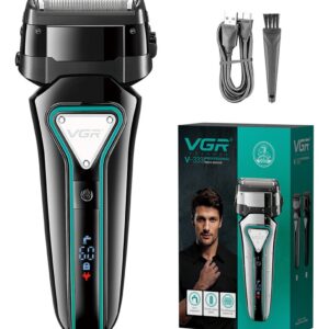 Afeitadora Eléctrica Trimmer 2en1 VGR V-333 Triple Hoja IPX6