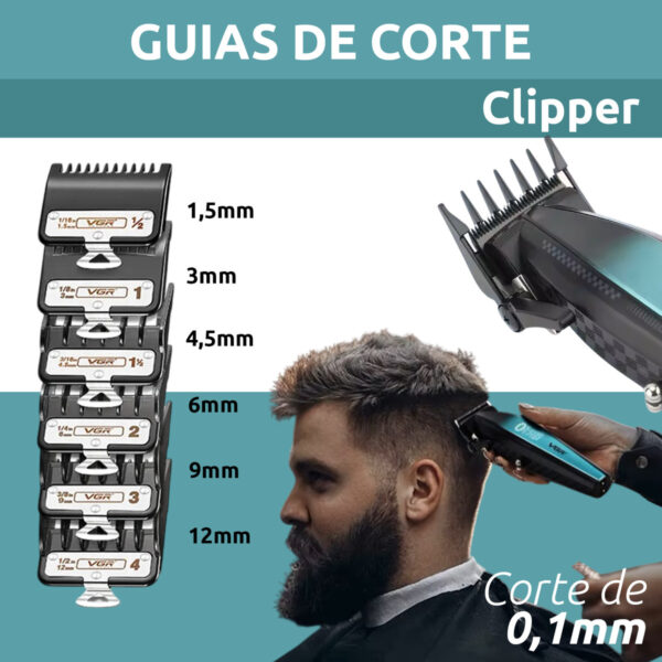 Máquina De Cortar Pelo Pro Vgr V-270 Metal 9000rpm Motor Dc - Image 5