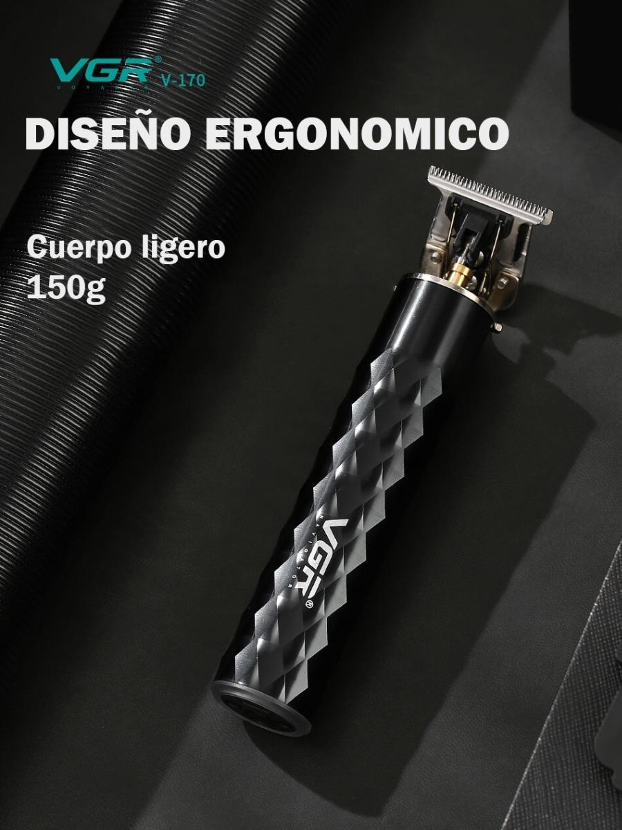 Maquina Corta Pelo Barba Calvo Trimmer VGR V-170 Recargable Usb - Image 2