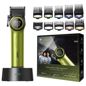 Máquina Barbería Profesional Corta Pelo Vgr V-001 turbo luz