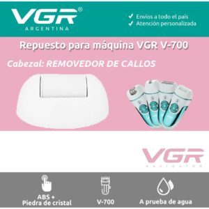 Repuesto Depiladora Eléctrica Mujer Vgr V-700 Cuerpo 4en1