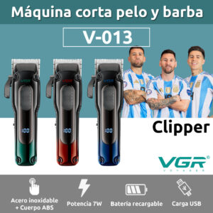 Máquina Cortar Pelo clipper Profesional VGR V-013 recargable
