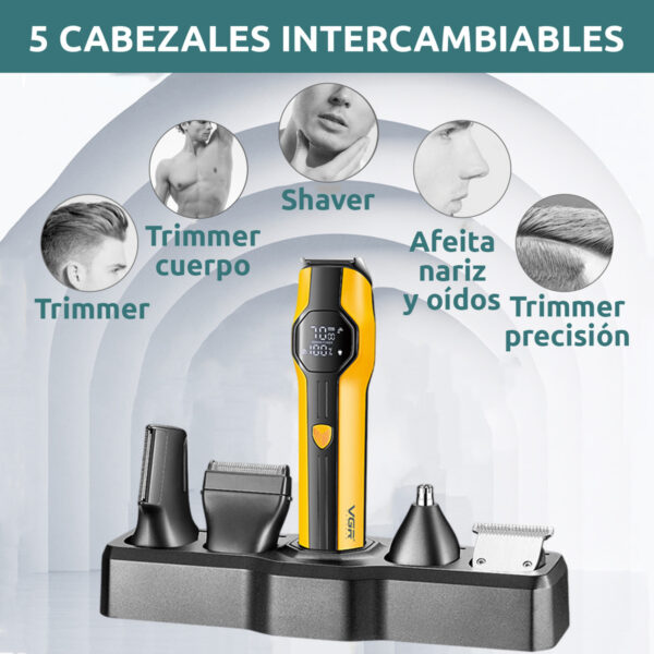 Grooming Kit Completo Profesional 13 En 1 Vgr V-173 Ipx7 - Image 4