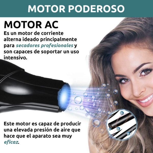 Secador de pelo profesional peluquería vgr v-413 turbo 2200W - Image 5