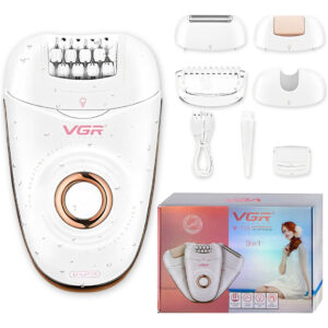 Depiladora Eléctrica Mujer Afeitadora Callos 3en1 Vgr V-739
