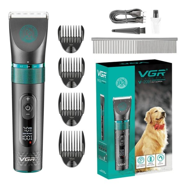 Máquina Cortar Pelo Perros Mascotas Pro VGR V-209 Usb IPX7