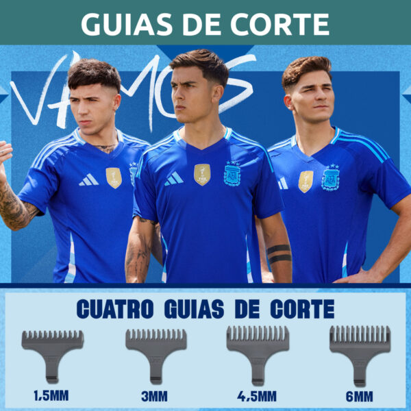 Máquina Trimmer usb VGR V-999 Afa Argentina azul Oficial - Image 6