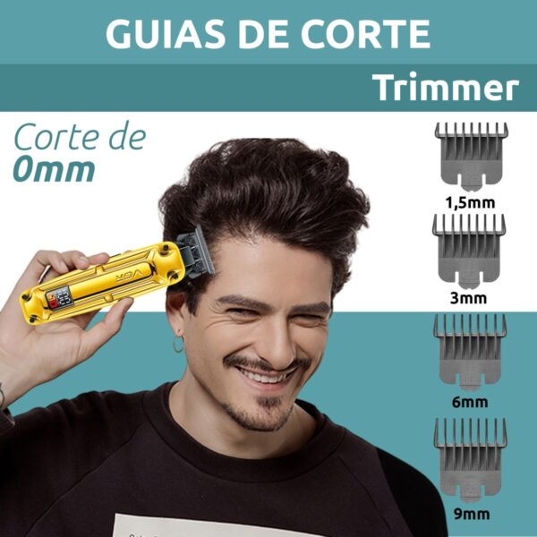 Máquina Trimmer Profesional VGR V-904 Metal Motor Brushless - Image 5