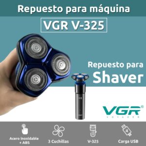 Repuesto Afeitadora Eléctrica Hombre Shaver Vgr V-325
