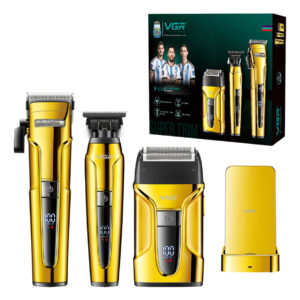 Kit Cortadora Pelo Trimmer Shaver 3en1 Profesional VGR V-694