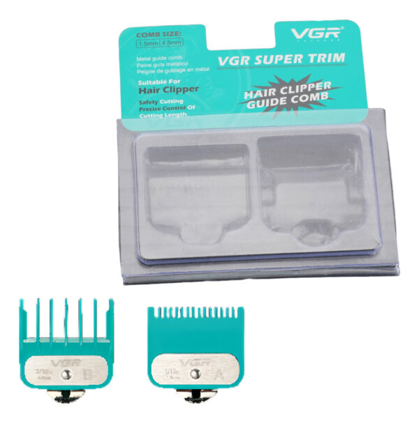 Peines Guía Corte maquina clipper Barbería VGR 1.5 y 4.5mm