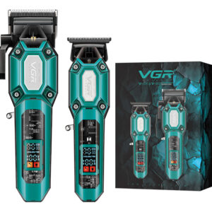 Combo Vgr Maquina Corte Pelo V-600 + Trimmer V-900 7000rpm