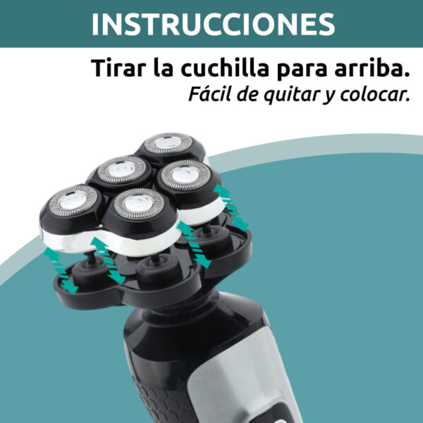 Repuesto Para Afeitadora Eléctrica Vgr V-385 Magnético - Image 4