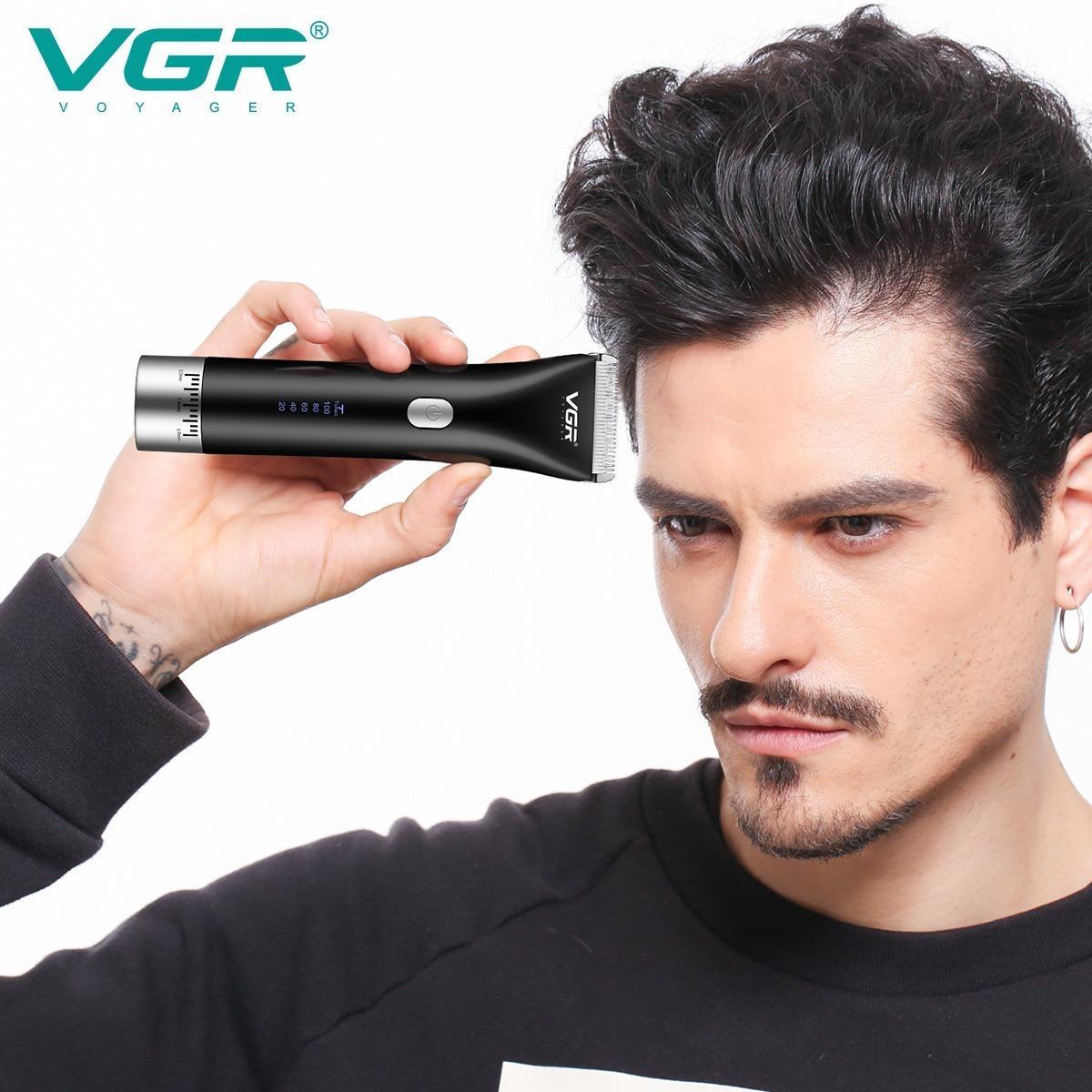 Maquina Corta Pelo Profesional Barba Clipper VGR V85 Recargable - Image 2