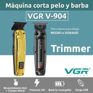 Máquina Trimmer Profesional VGR V-904 Metal Motor Brushless