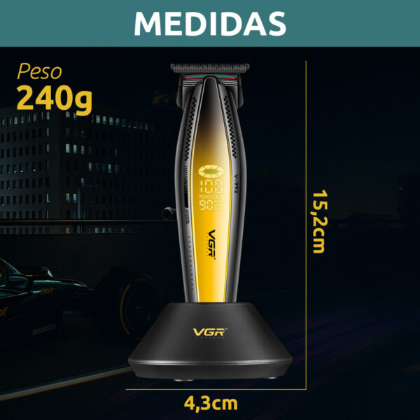 Máquina Patillera Pro Vgr V-992 Metal 9000rpm Motor Dc Turbo - Image 9