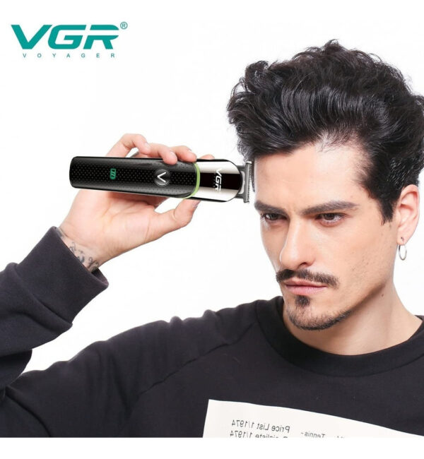 Maquina Corta Pelo Barba Vgr V-191 Peinados Recargable Usb - Image 6