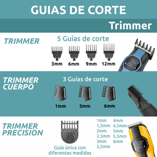 Grooming Kit Completo Profesional 13 En 1 Vgr V-173 Ipx7 - Image 5