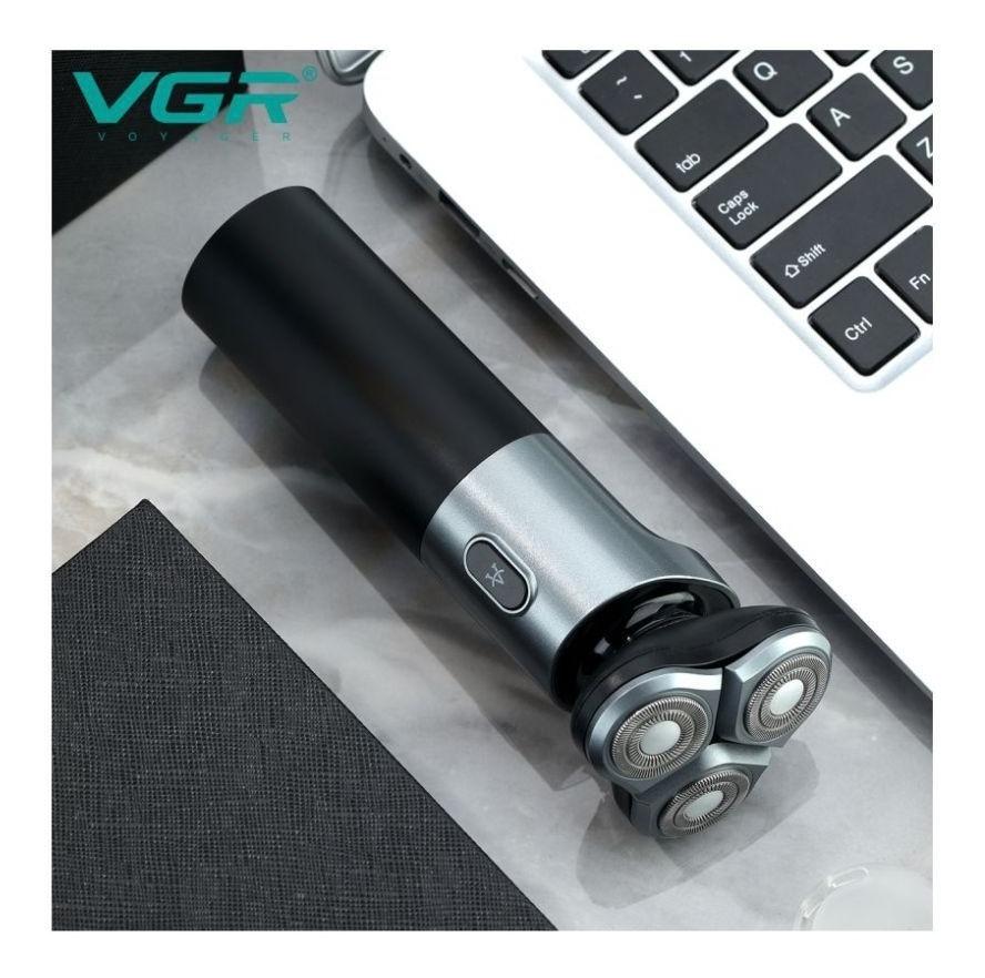 Afeitadora Eléctrica Shaver VGR V-343 Recargable Impermeable IPX7 - Image 7