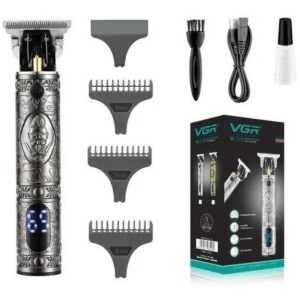 Maquina Corta Pelo Patillera Trimmer VGR V228 Profesional Recargable – Dorado