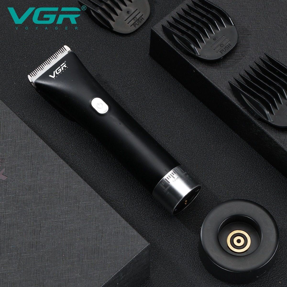 Maquina Corta Pelo Profesional Barba Clipper VGR V85 Recargable - Image 9