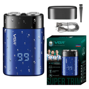 Afeitadora Eléctrica Hombre Shaver Vgr V-347 Ipx7 Metal
