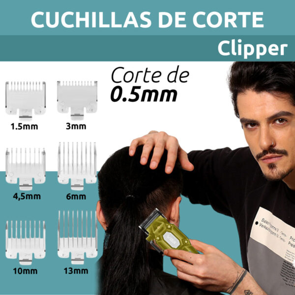 Combo Vgr Maquina Corte Pelo V-600 + Trimmer V-900 7000rpm - Image 5
