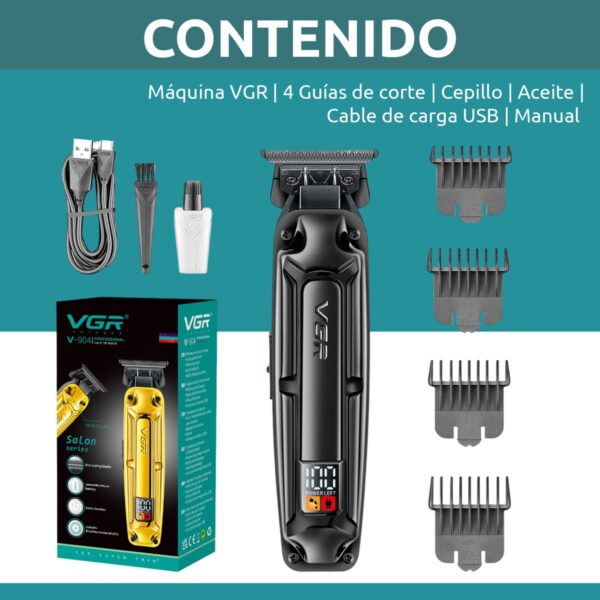 Máquina Trimmer Profesional VGR V-904 Metal Motor Brushless - Image 8