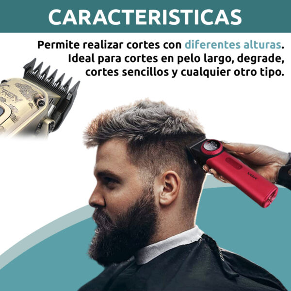 Peines Guía Corte maquina clipper Barbería VGR 1.5 y 4.5mm - Image 5