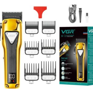 Cortadora de Pelo VGR V-137 Metal 6 Guías Motor Brushless