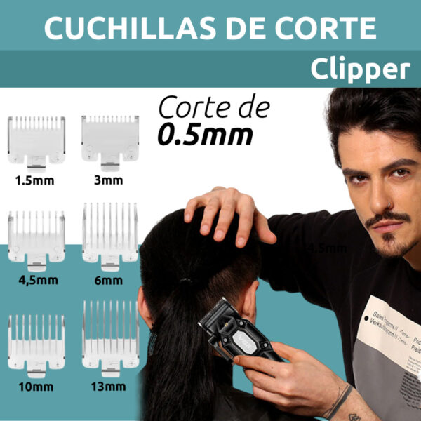 Combo Vgr Maquina Corte Pelo V-600 + Trimmer V-900 7000rpm - Image 7