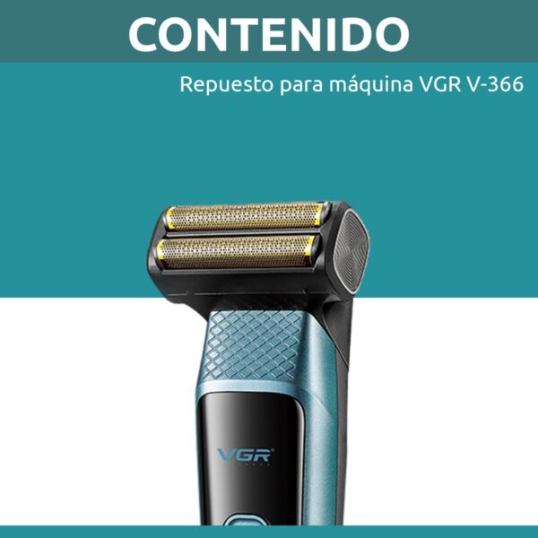 Repuesto Máquina Corta Pelo Grooming 3 en 1 Vgr V-366 Turbo - Image 8